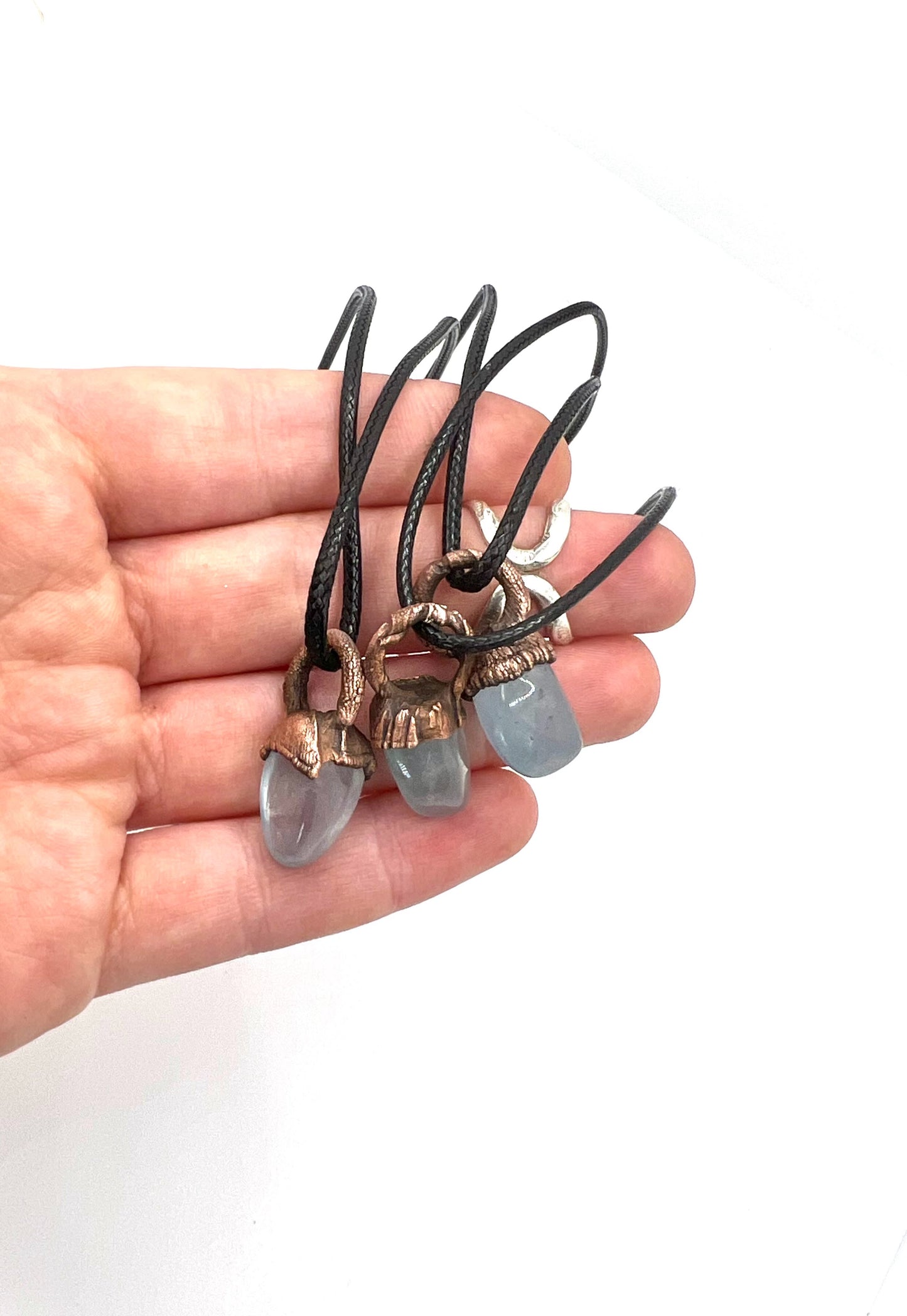 Electroformed Aquamarine Pendant