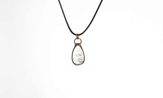 Electroformed Garden Quartz Pendant