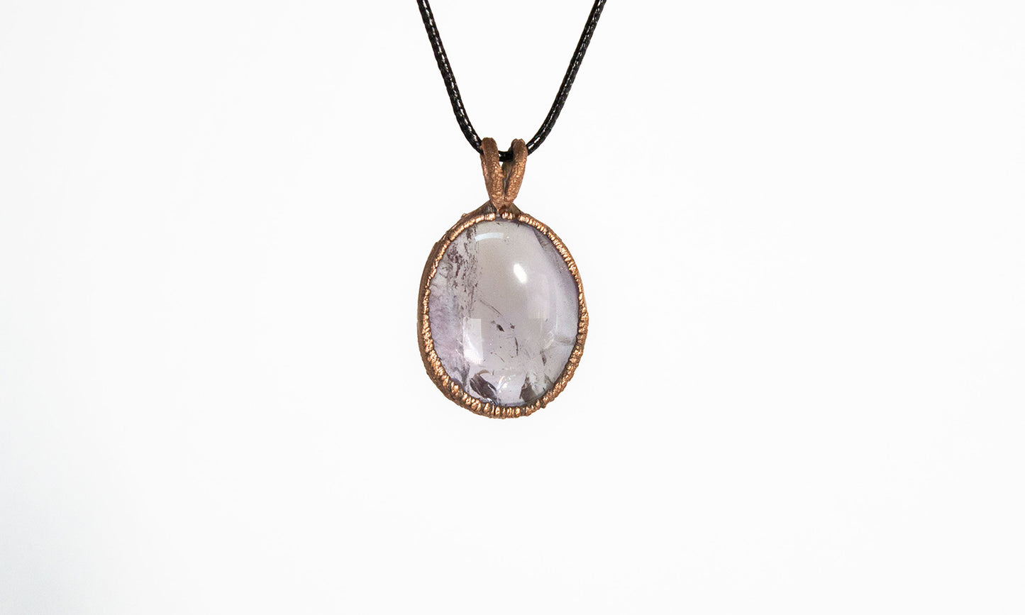 Electroformed Amethyst Pendant