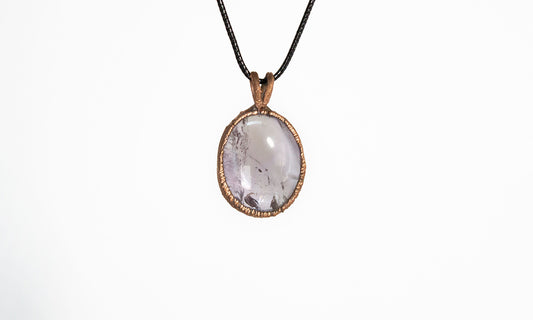 Electroformed Amethyst Pendant